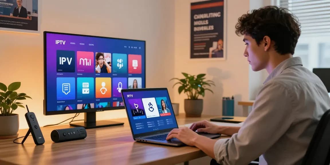 IPTV Reseller at local business office, providing professional and trusted services for the community.