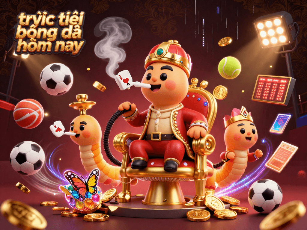 Experience trực tiếp bóng đá hôm nay with dynamic sports elements and vibrant energy!