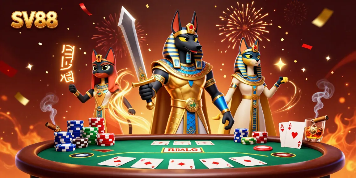 Raise your bet with SV88's thrilling poker action in an enchanting 3D scene.
