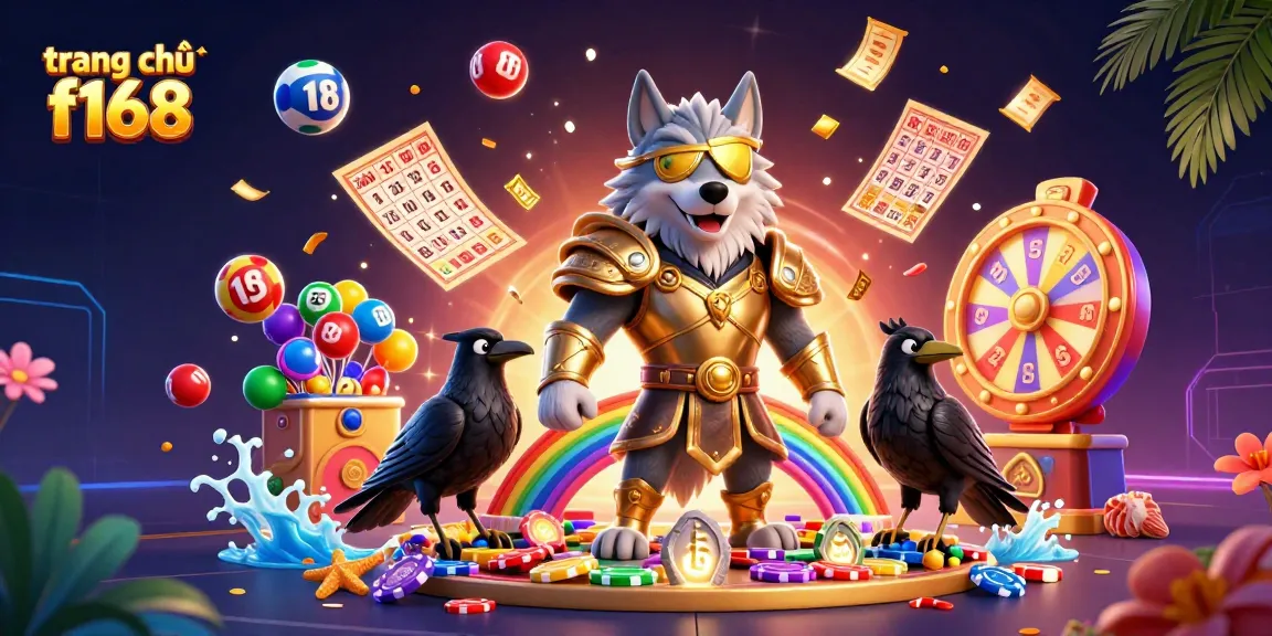 Play exciting games on trang chủ f168 with vibrant lottery elements and Norse-themed characters.