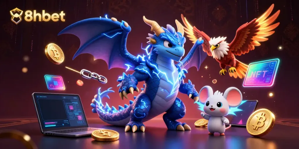Experience thrilling gameplay at 8xbet with dynamic characters and vibrant casino elements.