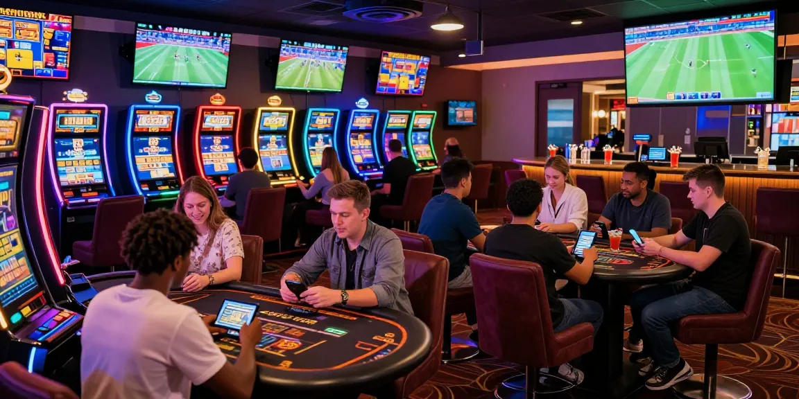 Shbet online gaming experience with players enjoying various games and vibrant atmosphere