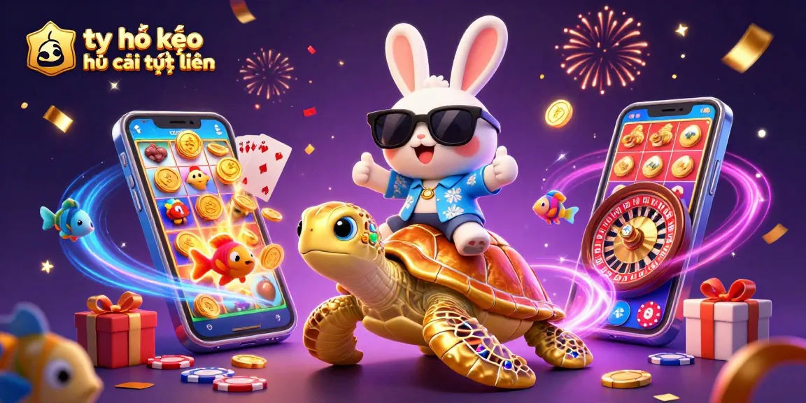 Experience the excitement of online betting with tỷ lệ kèo nhà cái trực tuyến featuring vibrant characters and gaming elements.