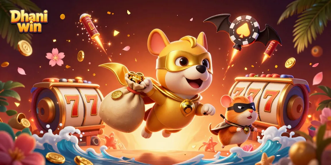 Dhani win: Experience thrilling slot adventures with a superhero dog and dazzling gold coins!