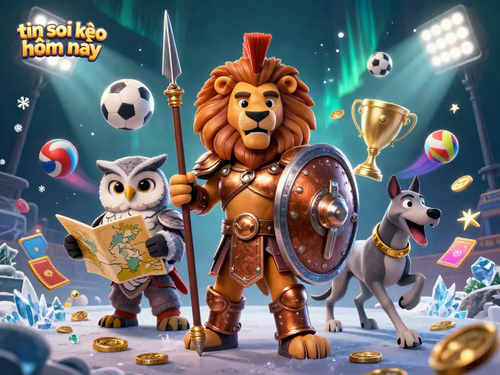 Experience the excitement of tin soi kèo hôm nay with dynamic betting scenes featuring colorful sports balls.