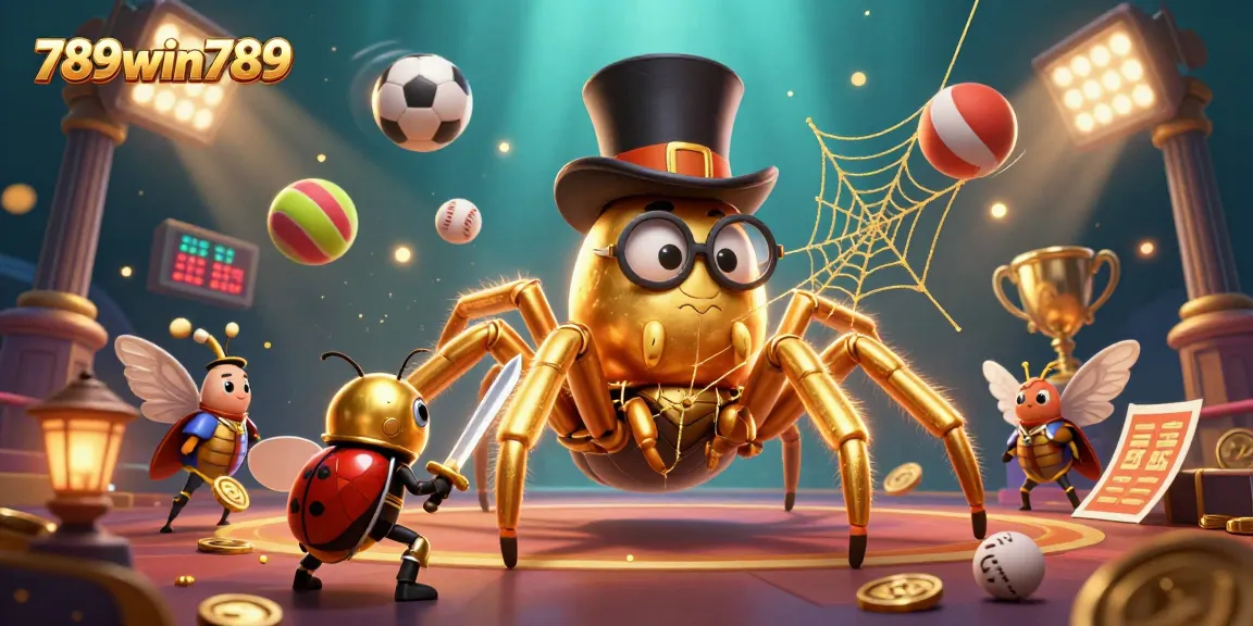 Engage with 789win789 at this vibrant online casino scene filled with excitement and golden opportunities.