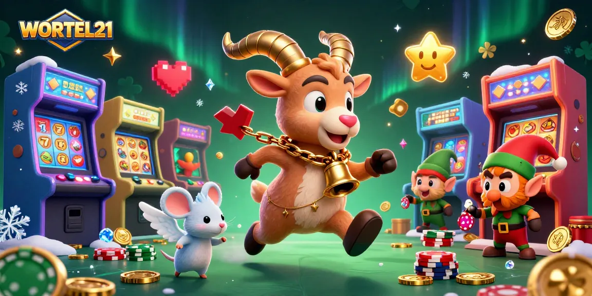 Engage with WORTEL21's festive horror casino featuring Krampus and playful gremlins in action.