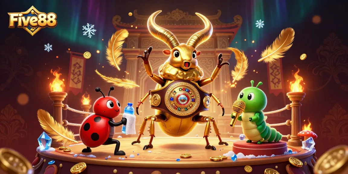 Five88 showcases a dynamic 3D casino scene featuring vibrant characters and immersive elements.