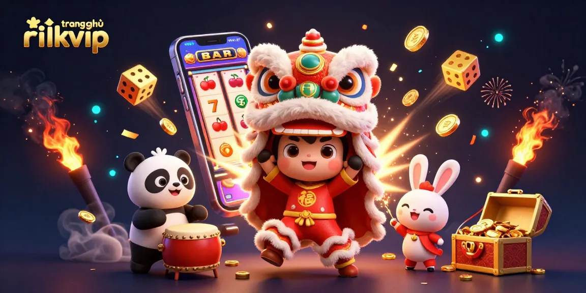 Engage with exciting gameplay on trang chủ rikvip with vibrant casino elements and 3D characters.