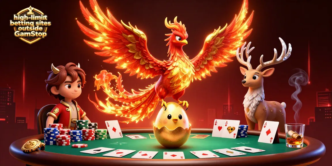 Discover high-limit betting sites outside GamStop and experience thrilling poker with vibrant casino visuals.